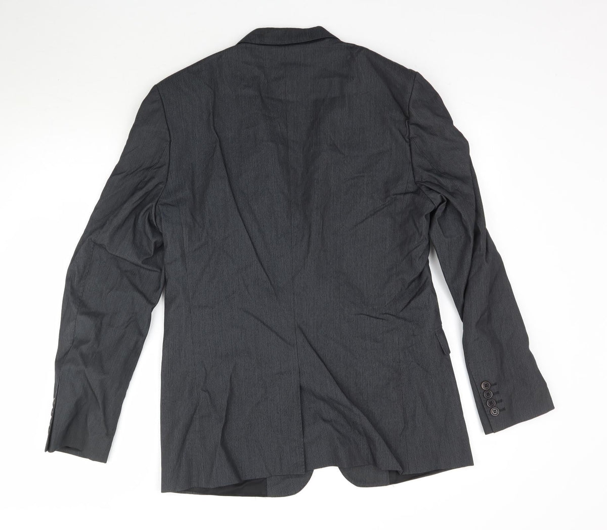 Mens UK Size 38 Zara Regular Black Suit Jacket