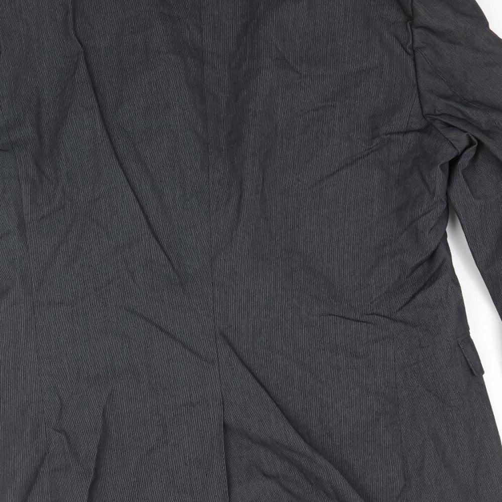 Mens UK Size 38 Zara Regular Black Suit Jacket