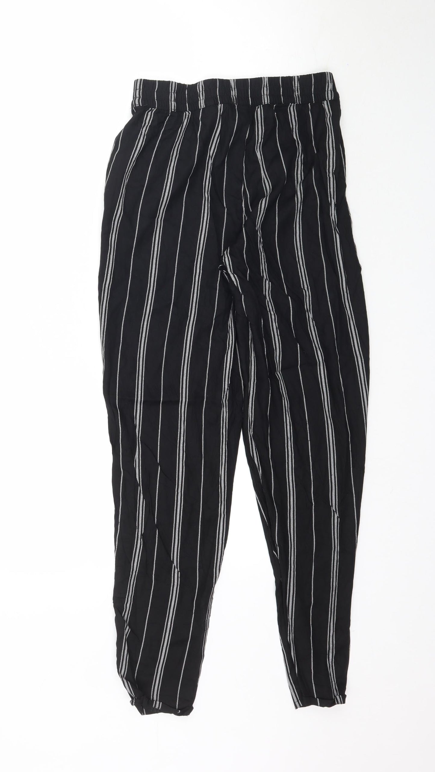 Womens UK Size 6 H&M Regular Fit  Black Trousers