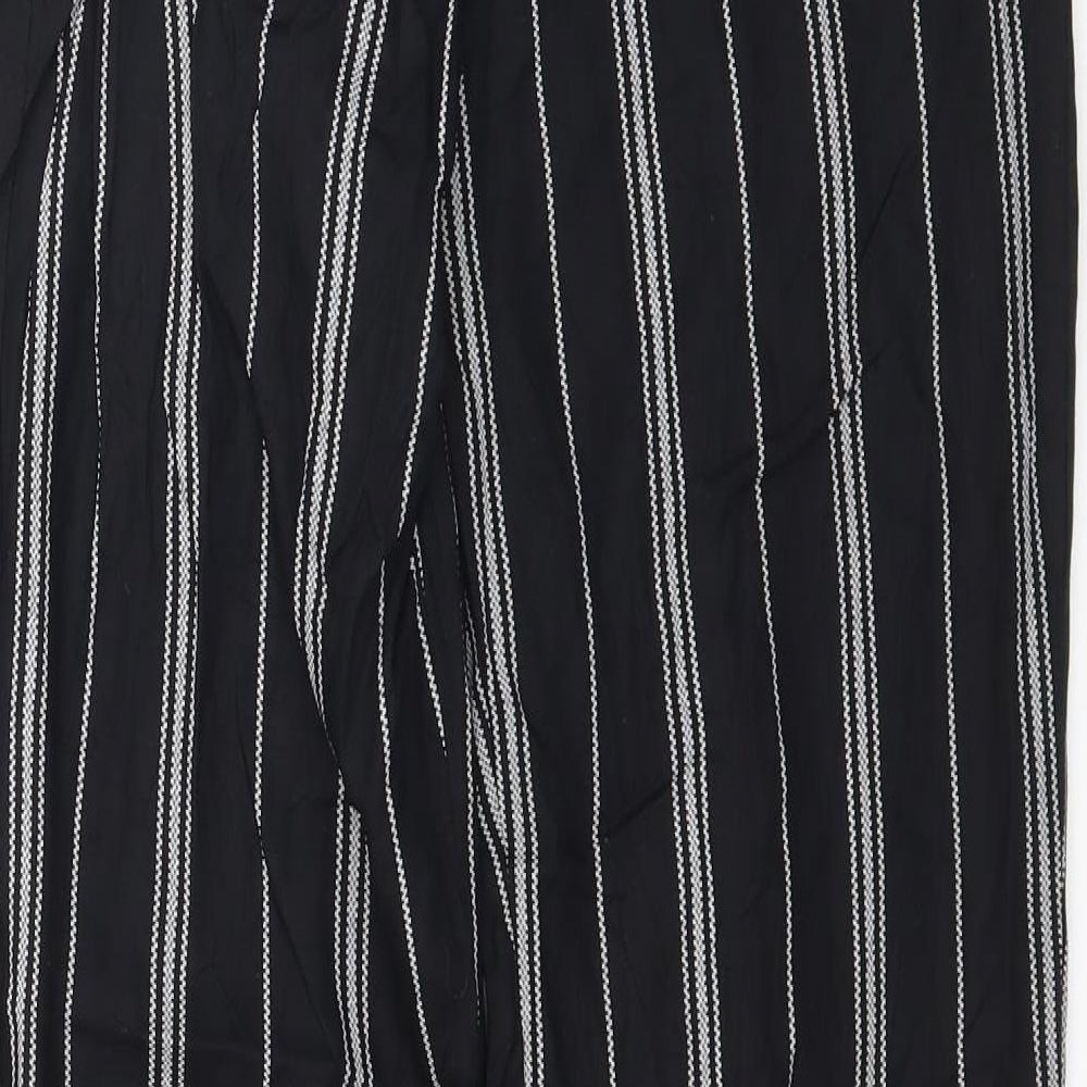 Womens UK Size 6 H&M Regular Fit  Black Trousers