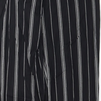 Womens UK Size 6 H&M Regular Fit  Black Trousers