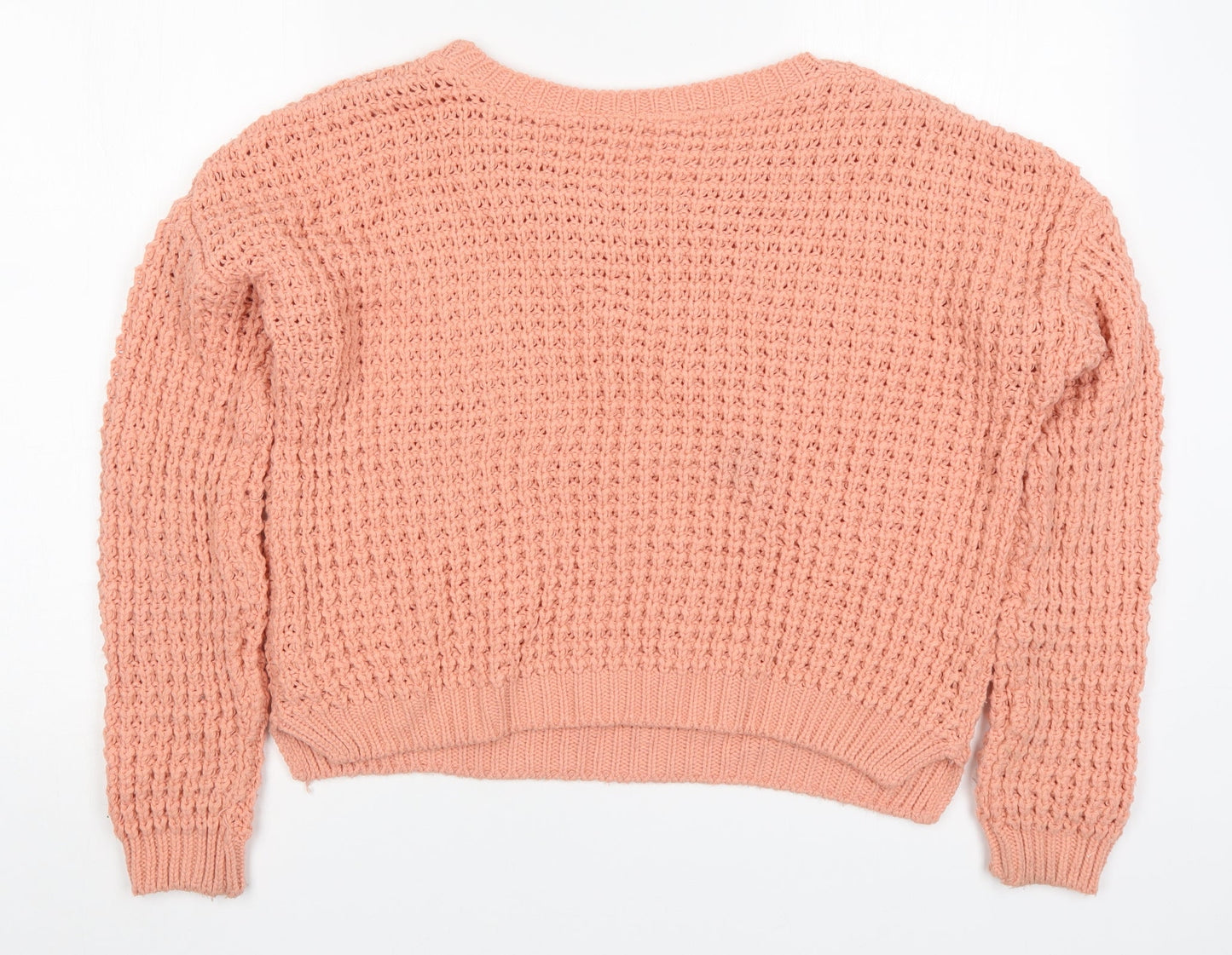 Womens UK Size 14 Miss Selfridge Pink Pullover Jumper