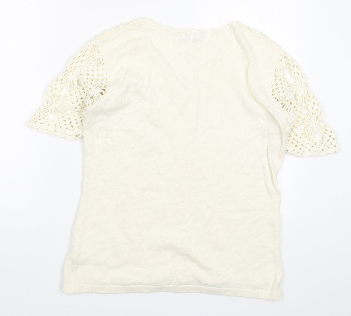 Womens UK Size 14 Collection Beige Pullover Jumper