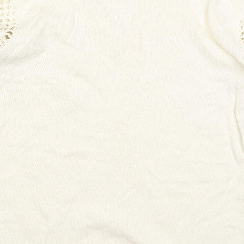 Womens UK Size 14 Collection Beige Pullover Jumper