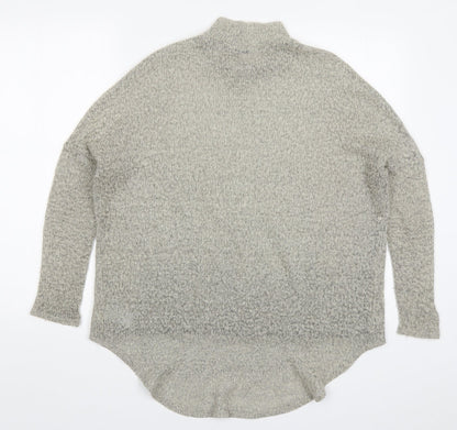 Light Before Dark Womens Grey  Knit Pullover Jumper Size S