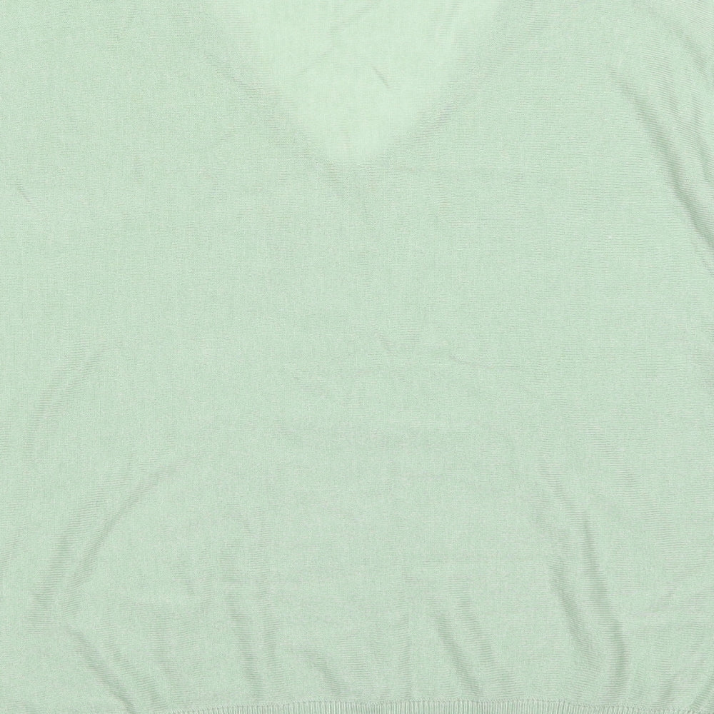 Womens UK Size 12 M&Co Green Pullover Jumper