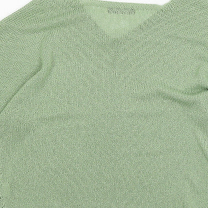 Normcore Womens Green  Knit Pullover Jumper One Size