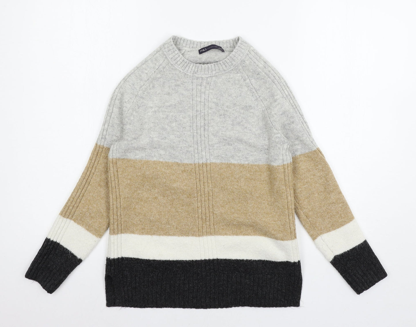 Womens UK Size XS Marks and Spencer Multicoloured Pullover Jumper