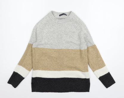 Womens UK Size XS Marks and Spencer Multicoloured Pullover Jumper
