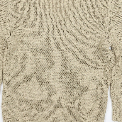 Apart Womens Beige  Knit Pullover Jumper Size 12