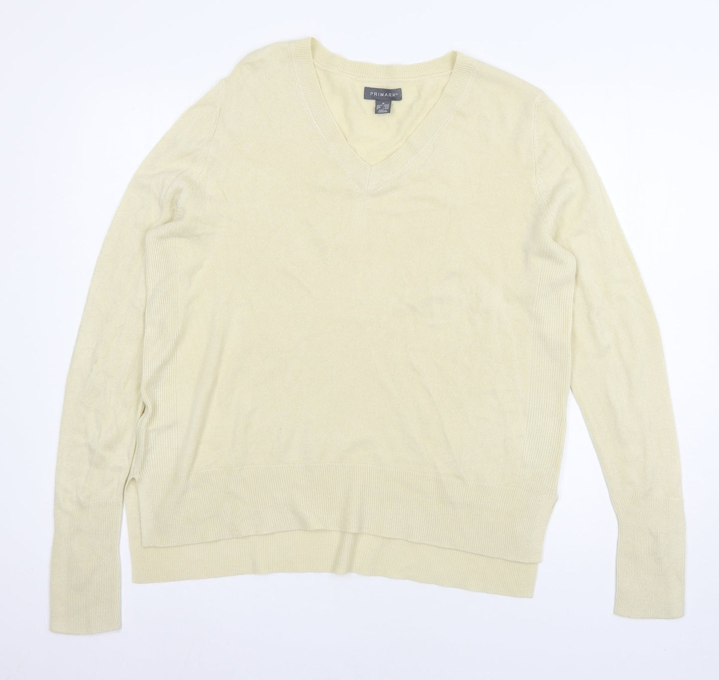 Primark Womens Beige  Knit Pullover Jumper Size 12