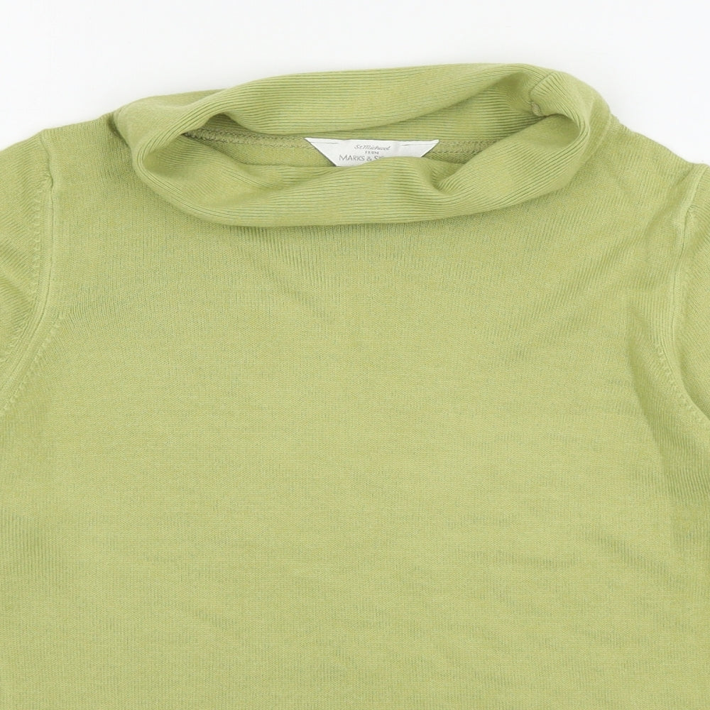 Womens UK Size 8 St Michael Green Pullover Jumper