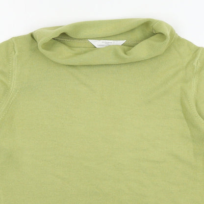 Womens UK Size 8 St Michael Green Pullover Jumper