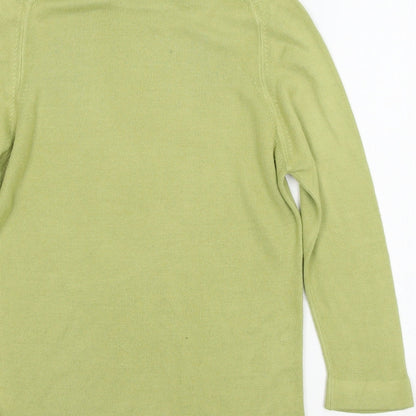 Womens UK Size 8 St Michael Green Pullover Jumper