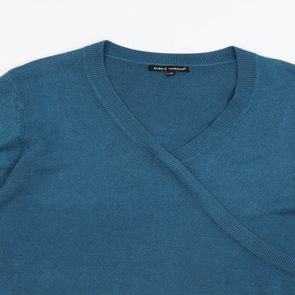 Womens UK Size L Debbie Morgan Blue Pullover Jumper