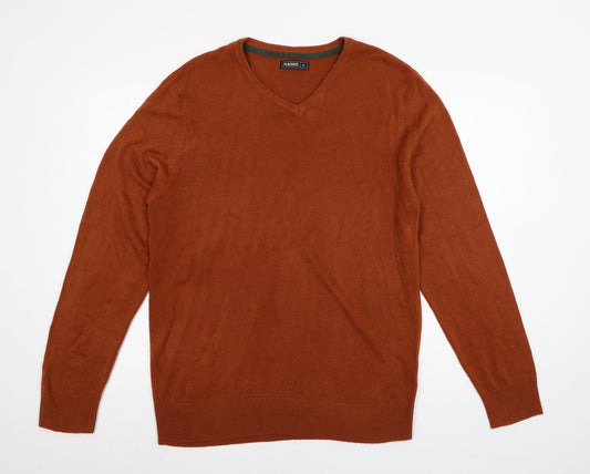 Womens UK Size L Peacocks Brown Pullover Jumper