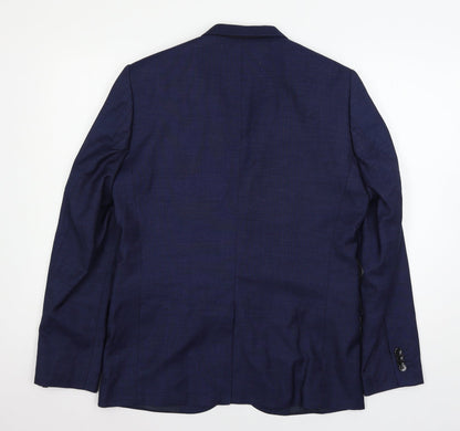 Mens UK Size L H&M Regular Blue Suit Jacket