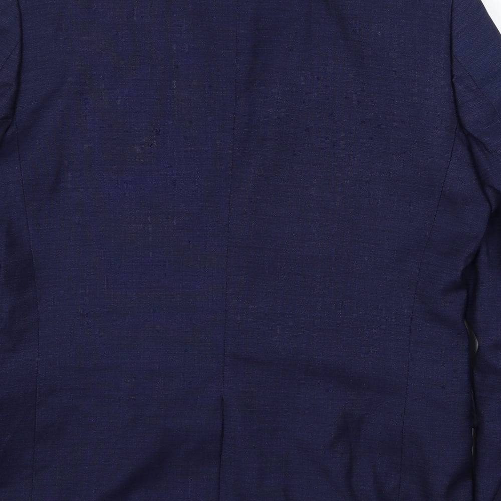 Mens UK Size L H&M Regular Blue Suit Jacket