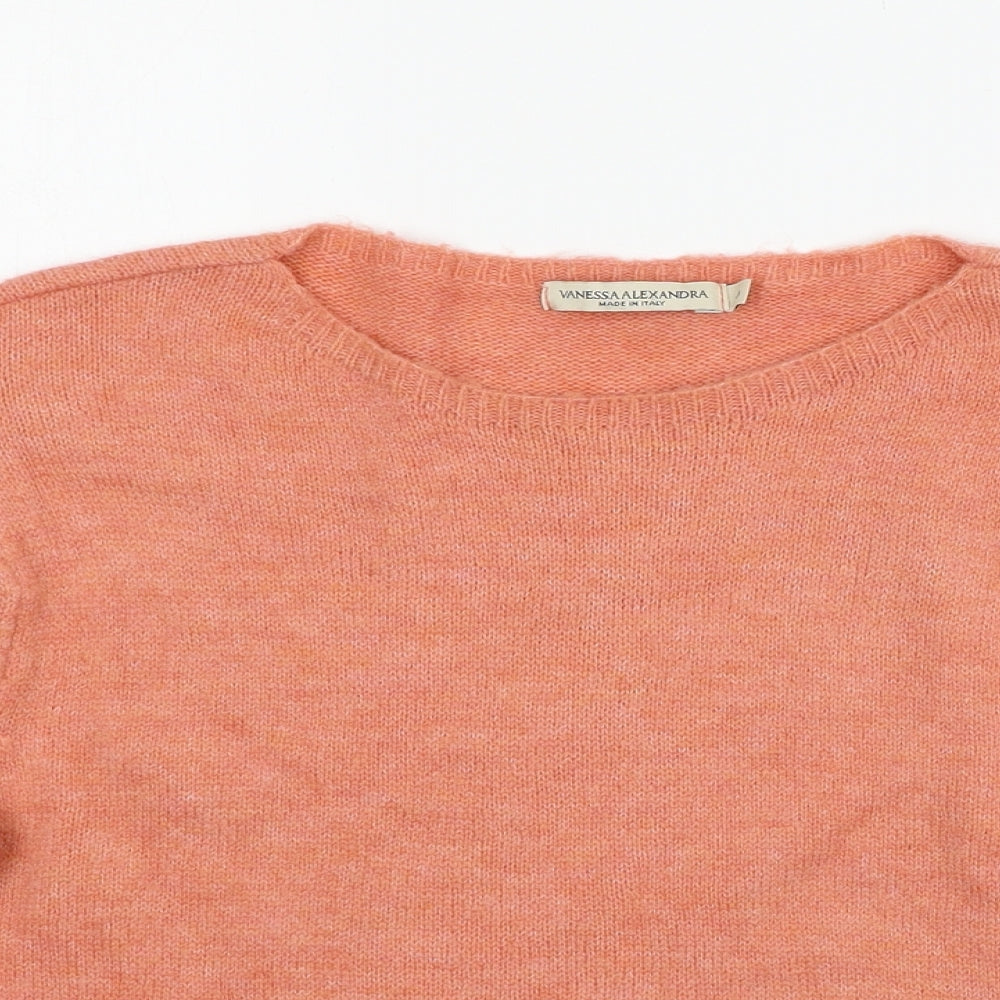 Womens UK Size L Vanessa Alexandra Pink Pullover Jumper