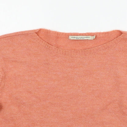 Womens UK Size L Vanessa Alexandra Pink Pullover Jumper