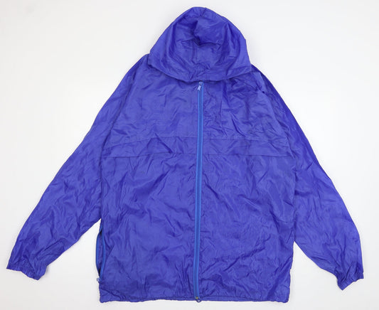 Womens UK Size One Size Marks and Spencer Blue Parka Coat