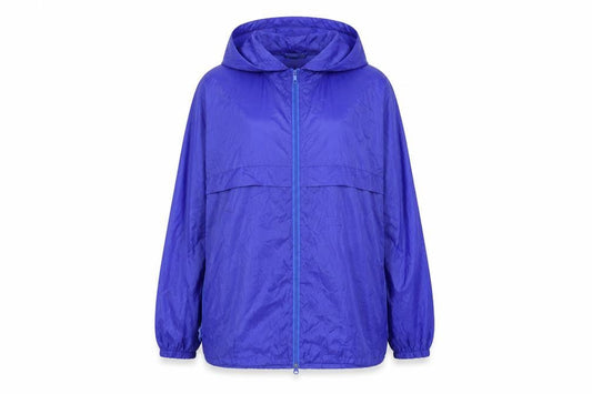 Front view of Marks & Spencer women’s blue parka coat one size