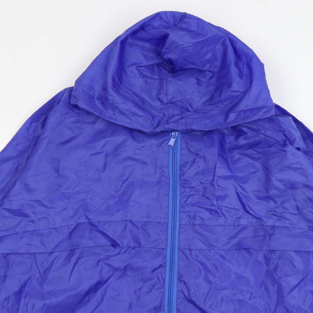 Womens UK Size One Size Marks and Spencer Blue Parka Coat