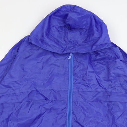 Womens UK Size One Size Marks and Spencer Blue Parka Coat