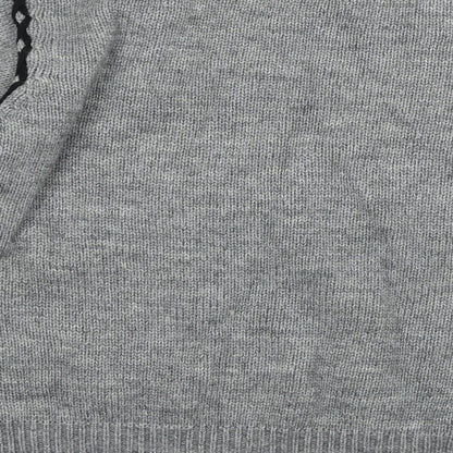 Womens UK Size S sweewe Grey Pullover Jumper