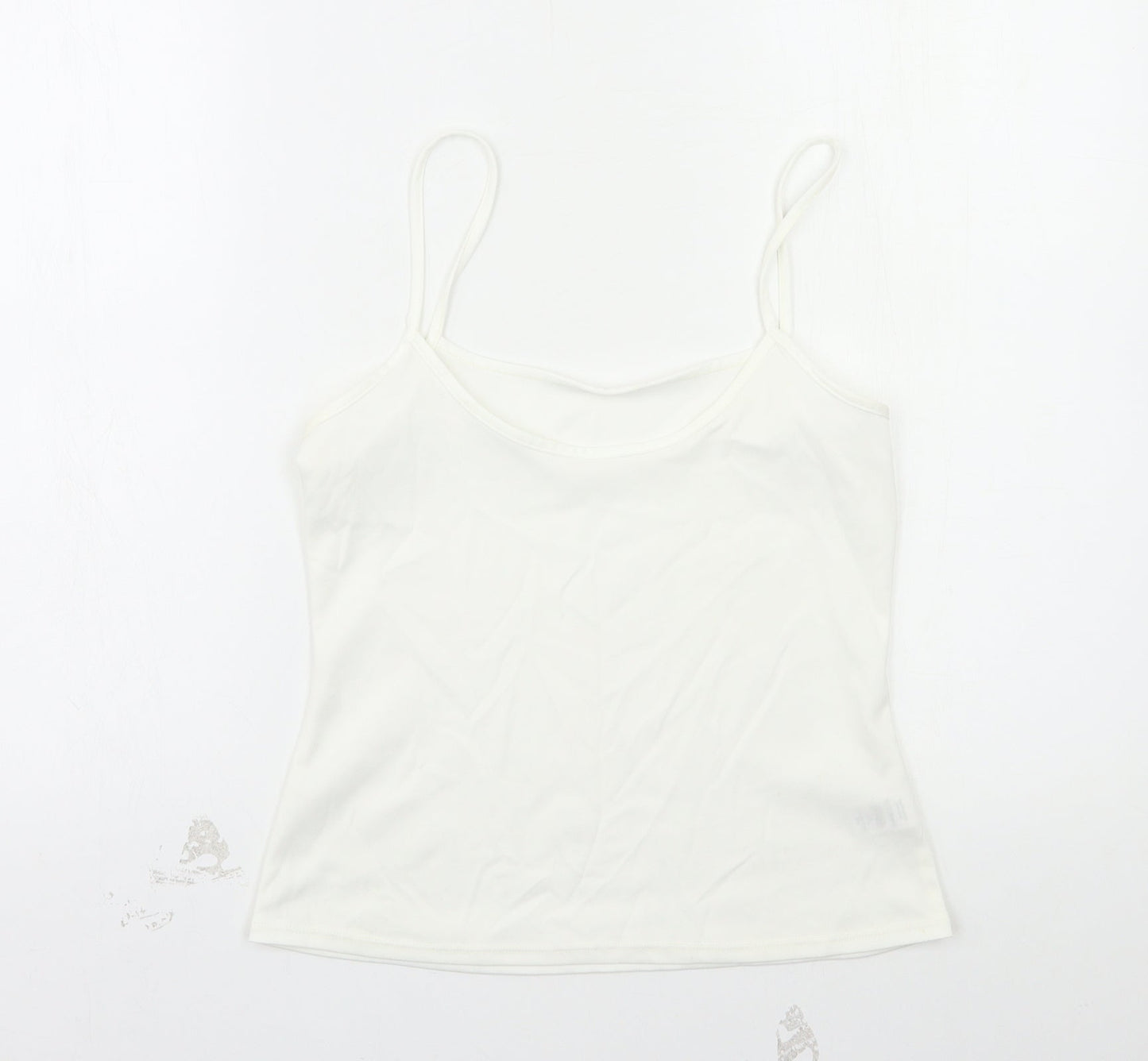 F&F Womens Ivory   Basic T-Shirt Size 8