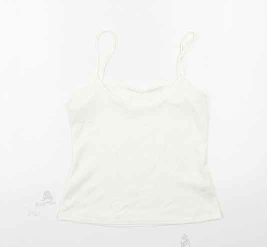 F&F Womens Ivory   Basic T-Shirt Size 8