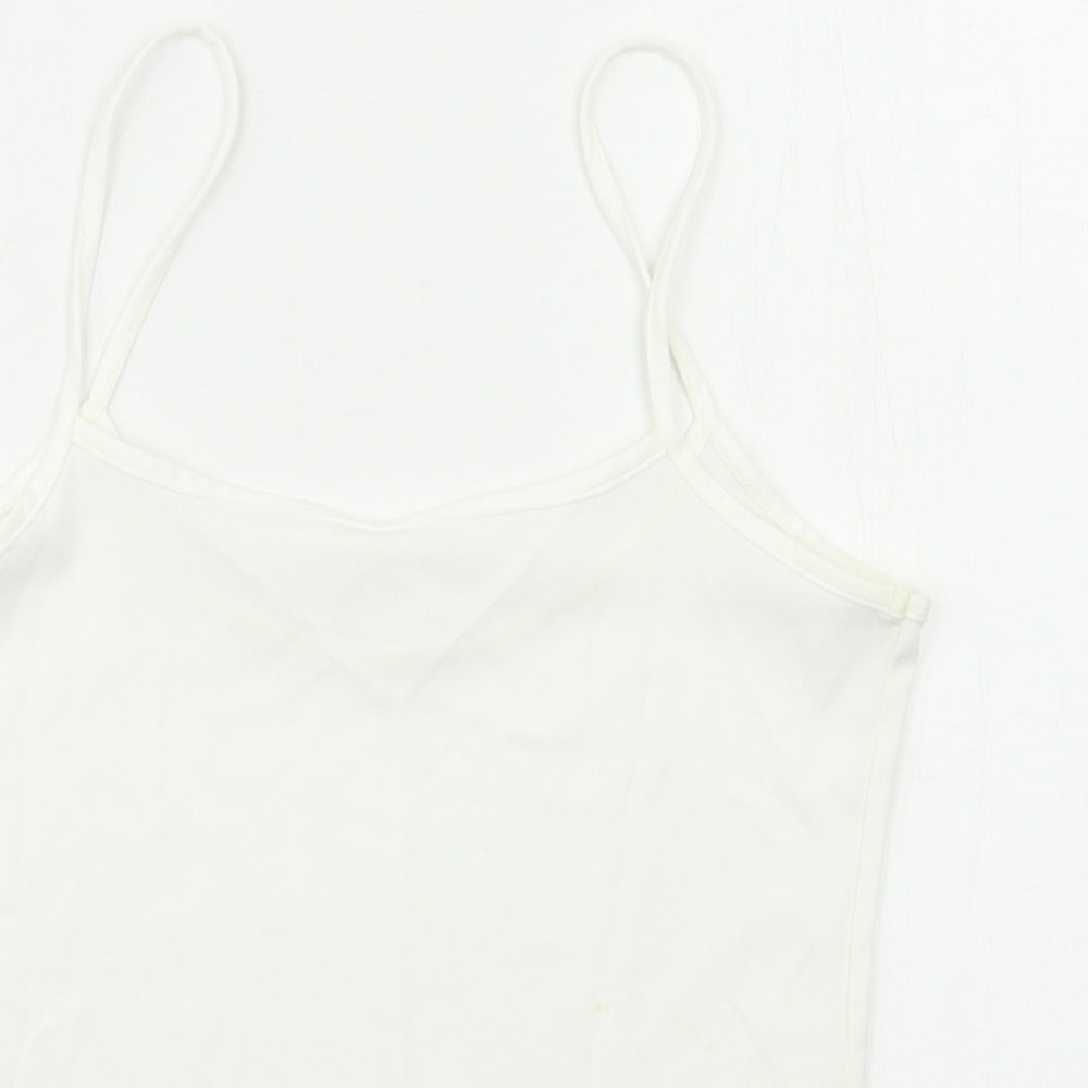 F&F Womens Ivory   Basic T-Shirt Size 8