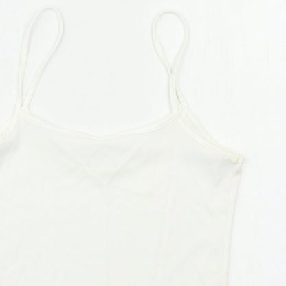 F&F Womens Ivory   Basic T-Shirt Size 8