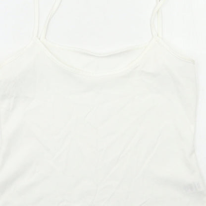 F&F Womens Ivory   Basic T-Shirt Size 8
