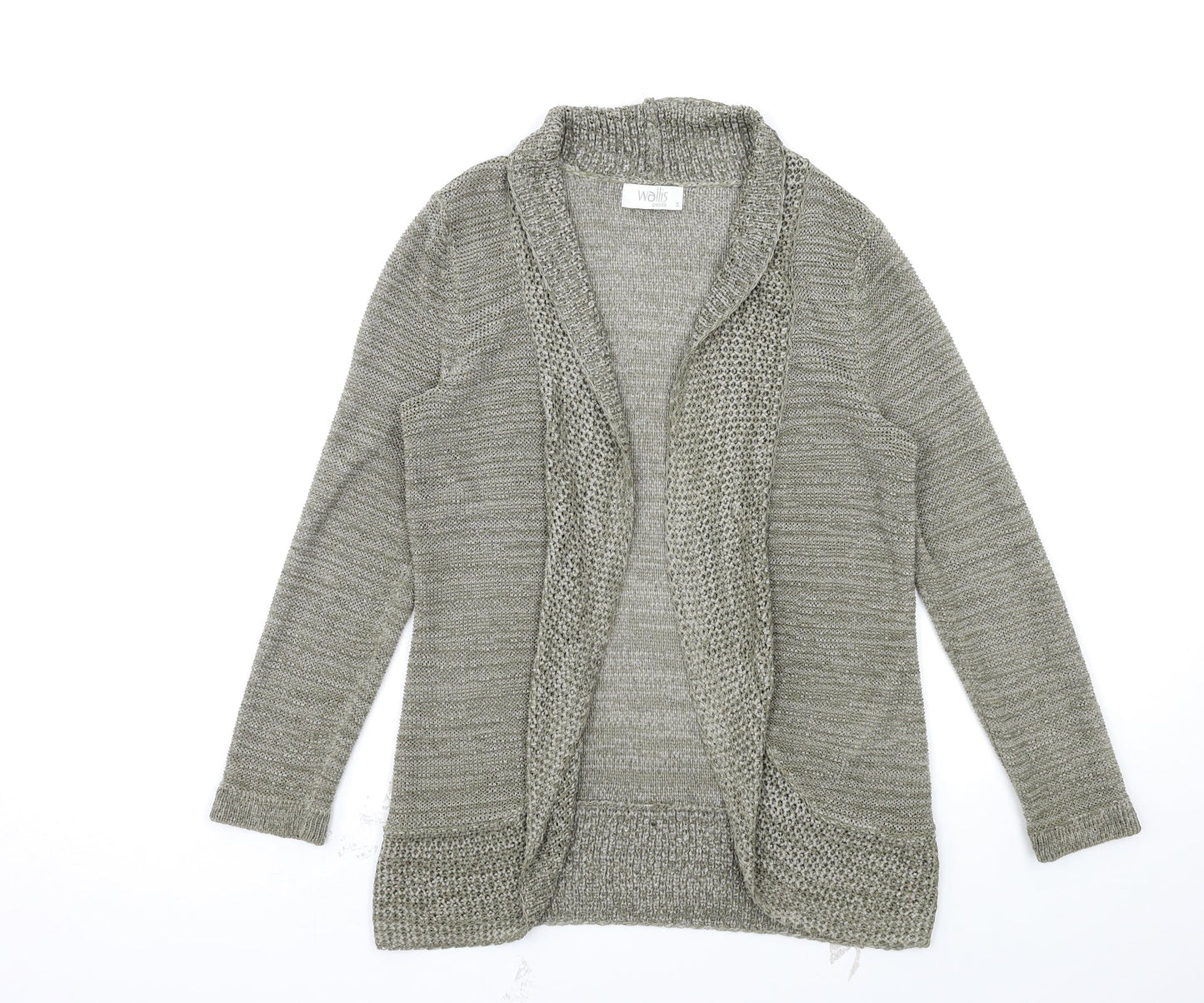 Womens UK Size S Wallis Green Cardigan Jumper