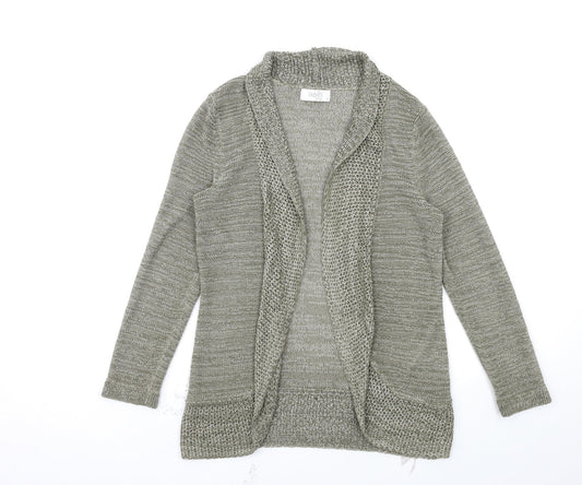 Womens UK Size S Wallis Green Cardigan Jumper