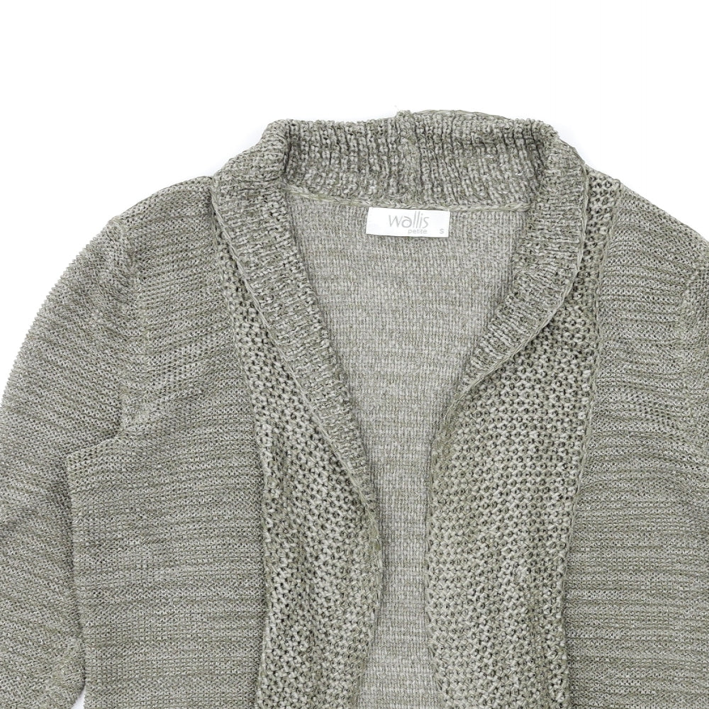 Womens UK Size S Wallis Green Cardigan Jumper
