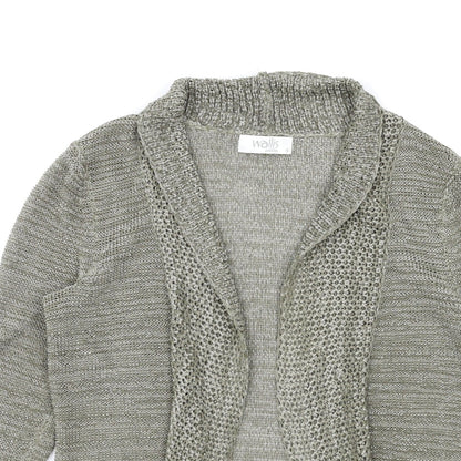 Womens UK Size S Wallis Green Cardigan Jumper