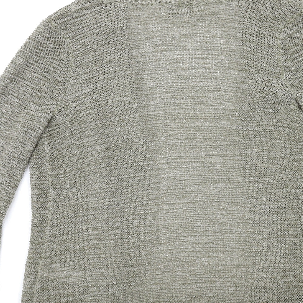 Womens UK Size S Wallis Green Cardigan Jumper