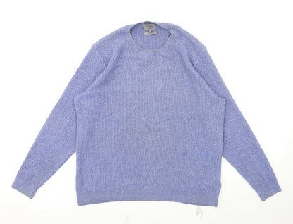Mens UK Size L M&S Blue Pullover Sweatshirt