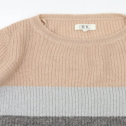 Womens UK Size 12 NINE Multicoloured Pullover Jumper