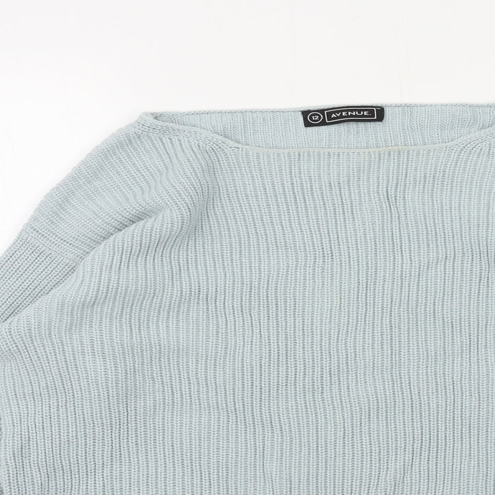 Avenue Womens Blue   Pullover Jumper Size 12