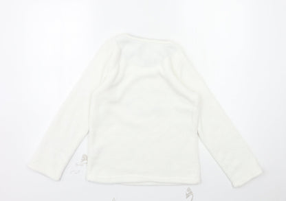 Primark Girls White   Top Pyjama Top Size 9-10 Years