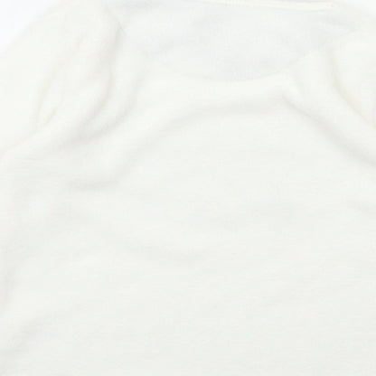 Primark Girls White   Top Pyjama Top Size 9-10 Years