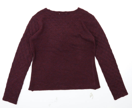 JUST FAB Womens Red   Pullover Jumper Size XL