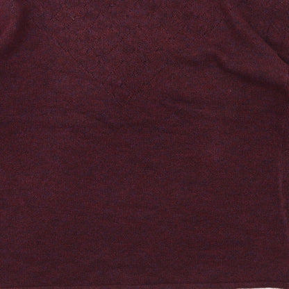 JUST FAB Womens Red   Pullover Jumper Size XL