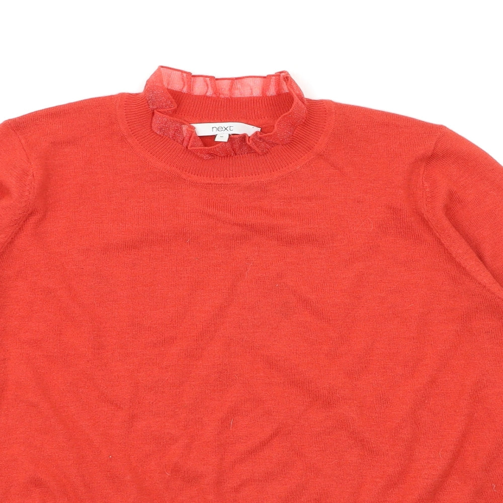 Womens UK Size M NEXT Red Pullover Jumper