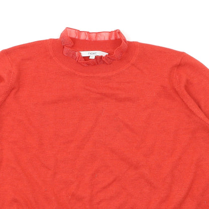 Womens UK Size M NEXT Red Pullover Jumper