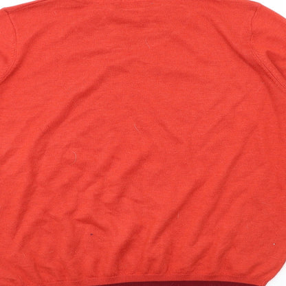 Womens UK Size M NEXT Red Pullover Jumper