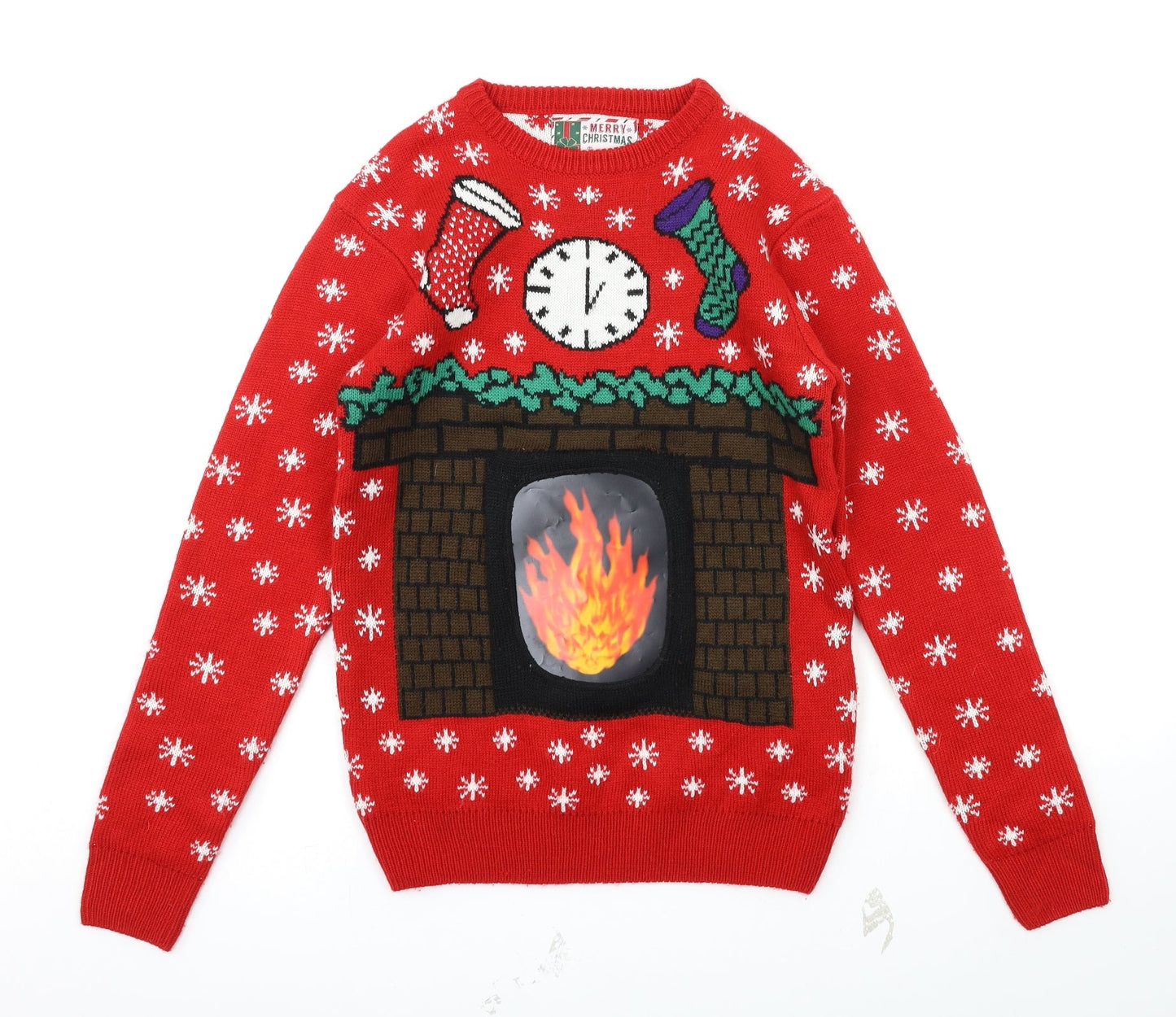 Mens UK Size XS Cedar Wood State Multicoloured Pullover Sweatshirt